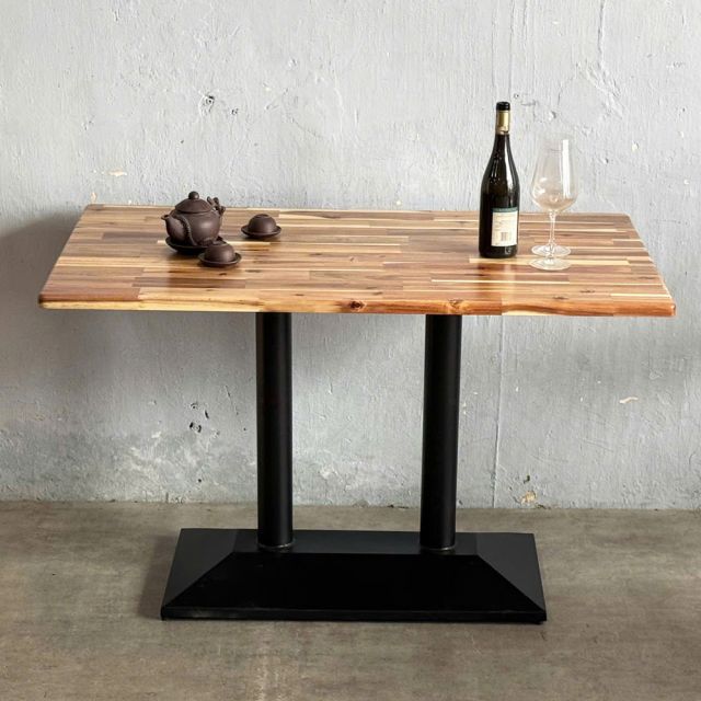 Bàn cafe chữ nhật 120x70cm gỗ tràm CFD68264
