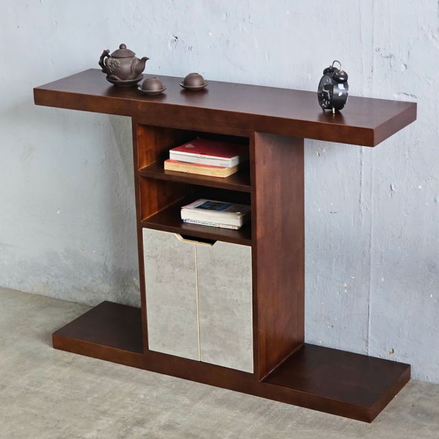Bàn Console 120x30x85cm gỗ cao su CST098
