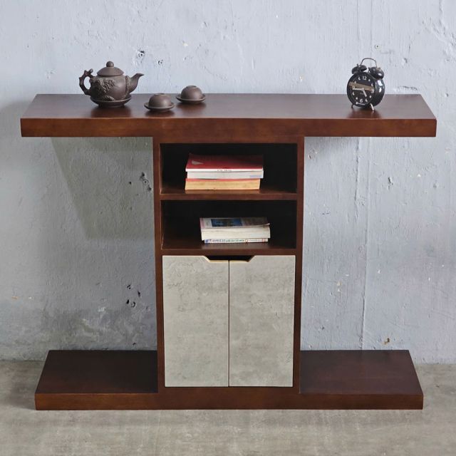 Bàn Console 120x30x85cm gỗ cao su CST098