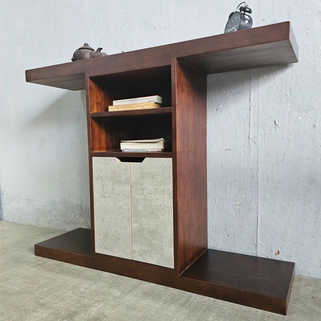 Bàn Console 120x30x85cm gỗ cao su CST098