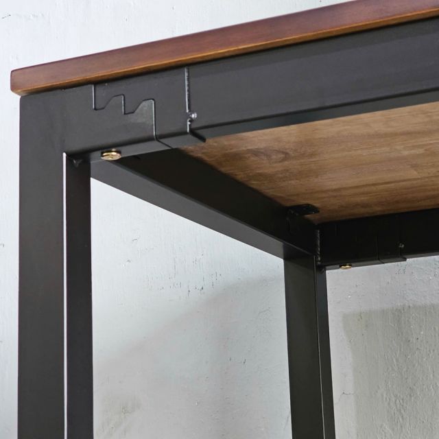 Bàn làm việc 120x60cm gỗ cao su hệ URA HBUR001