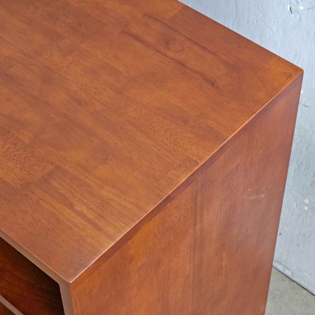 Kệ máy in di động 80x40x75cm gỗ cao su KMI68007
