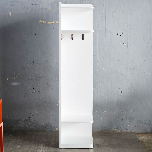 Kệ quần áo góc 40x40x170cm gỗ cao su TQA68057