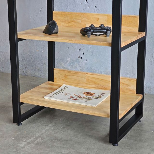 Kệ sách 5 tầng 60x40x160cm gỗ cao su KS68317