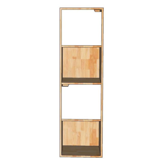 Kệ trang trí FINO 40x30x140cm gỗ cao su KTB68216