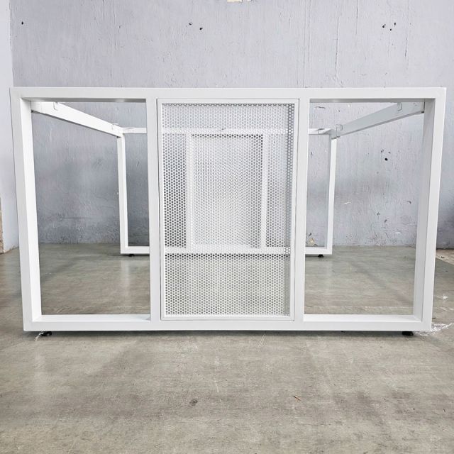 Chân sắt lắp ráp cho bàn 120x120cm sơn tĩnh điện HCRT039
