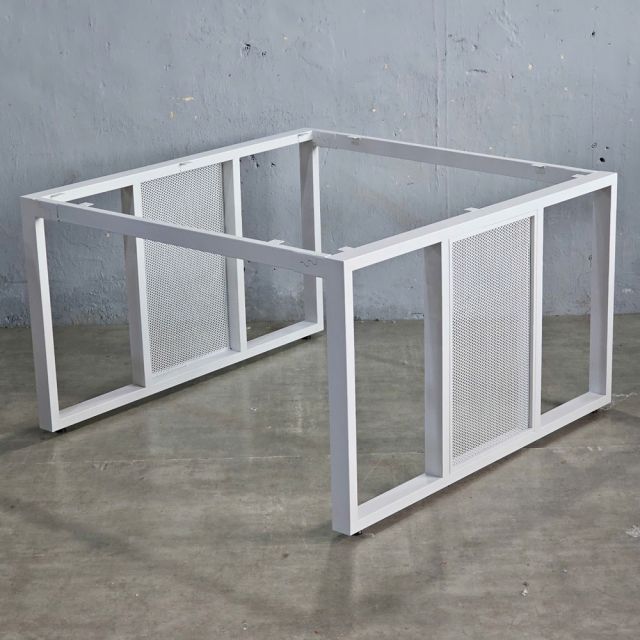 Chân sắt lắp ráp cho bàn 120x120cm sơn tĩnh điện HCRT039