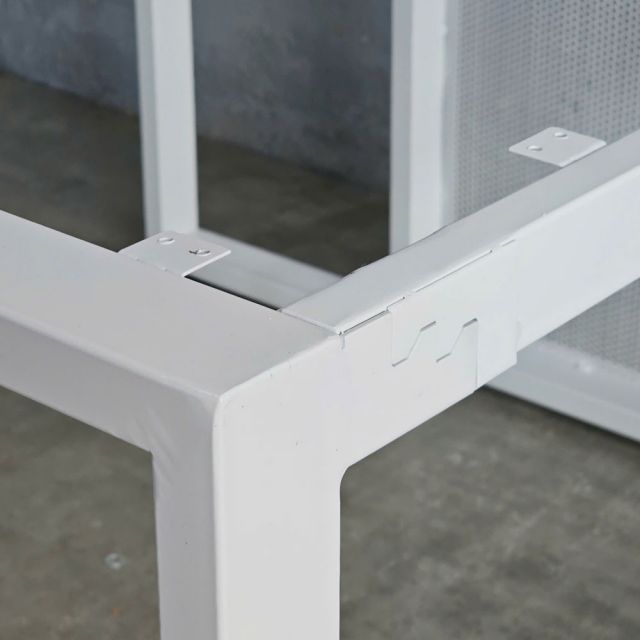 Chân sắt lắp ráp cho bàn 120x120cm sơn tĩnh điện HCRT039