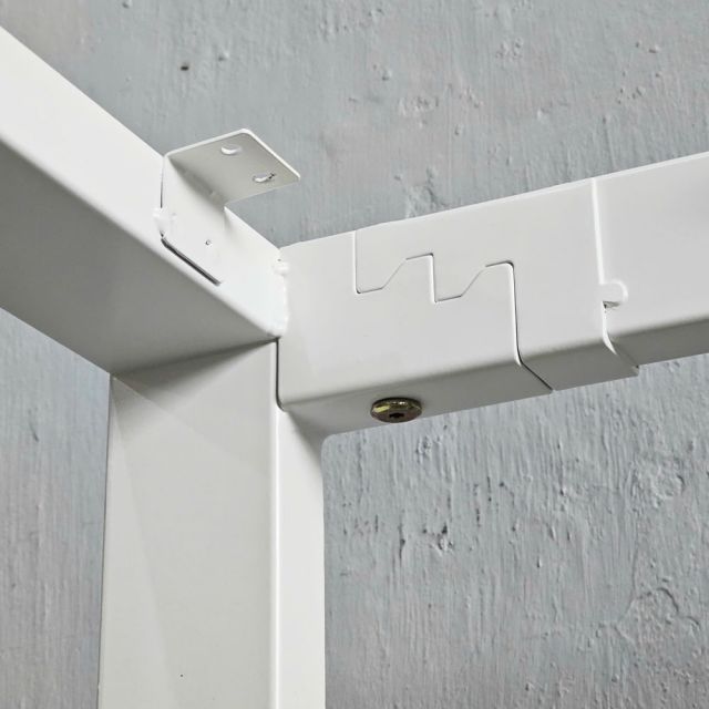 Chân sắt lắp ráp cho bàn 120x120cm sơn tĩnh điện HCRT039