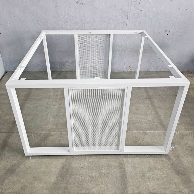 Chân sắt lắp ráp cho bàn 120x120cm sơn tĩnh điện HCRT039