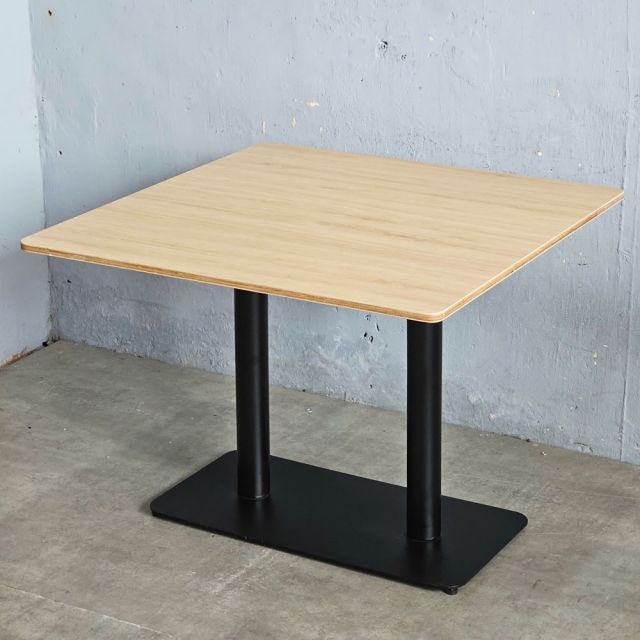Bàn ăn vuông MEKO 95x95cm gỗ plywood chân sắt BA68233