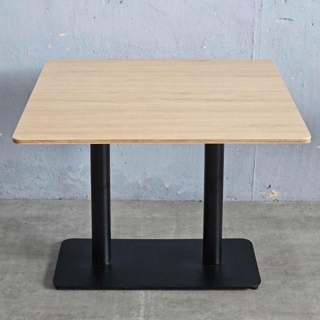 Bàn ăn vuông MEKO 95x95cm gỗ plywood chân sắt BA68233