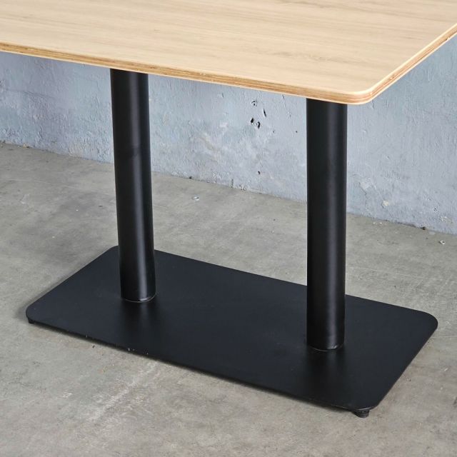 Bàn ăn vuông MEKO 95x95cm gỗ plywood chân sắt BA68233