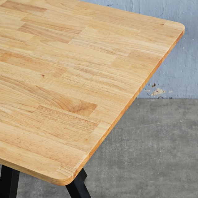 Bàn cafe vuông 70x70cm gỗ cao su CFD68266