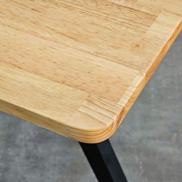 Bàn cafe vuông 70x70cm gỗ cao su CFD68266