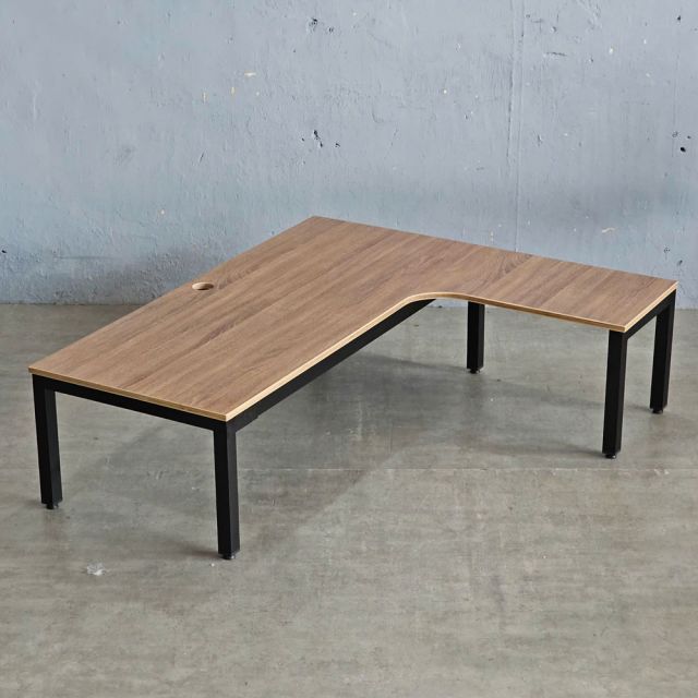 Bàn ngồi bệt góc L KADEN 140x120cm gỗ plywood lắp ráp IDE002