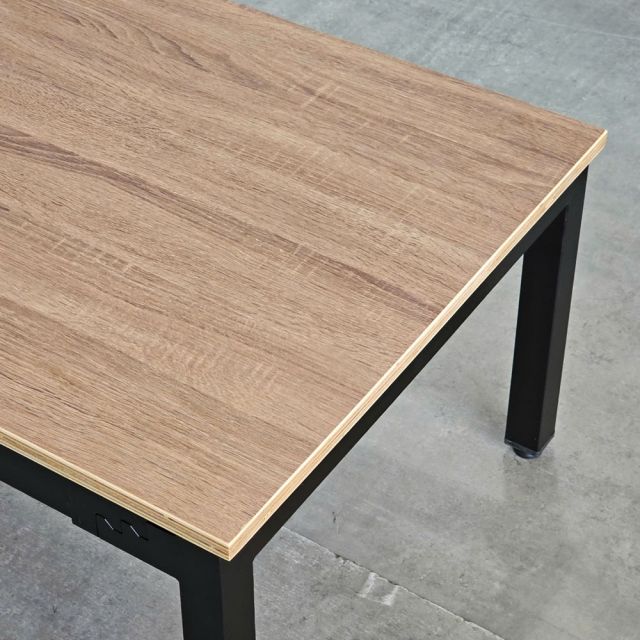 Bàn ngồi bệt góc L KADEN 140x120cm gỗ plywood lắp ráp IDE002