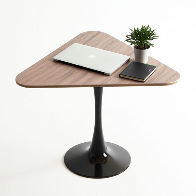 Bàn tam giác 100x91cm gỗ plywood chân Tulip CFD68268