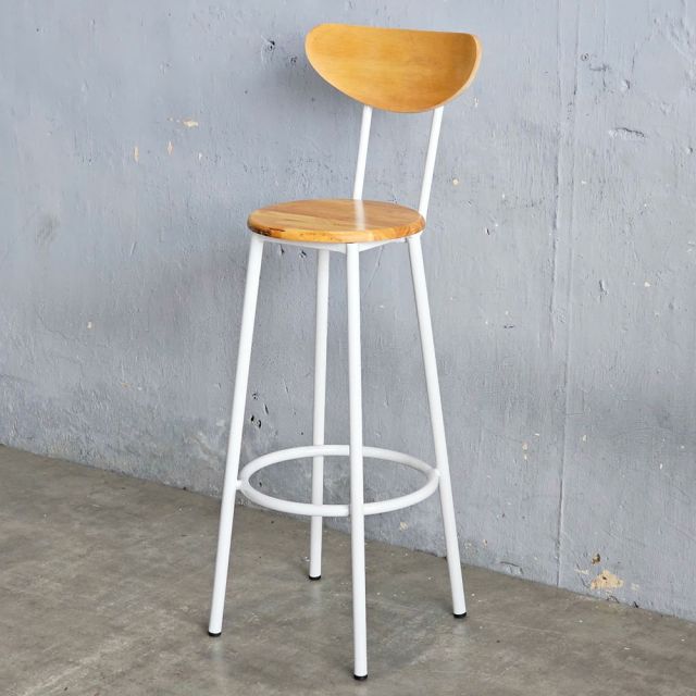 Ghế Bar đơn giản có tựa lưng GBAK006