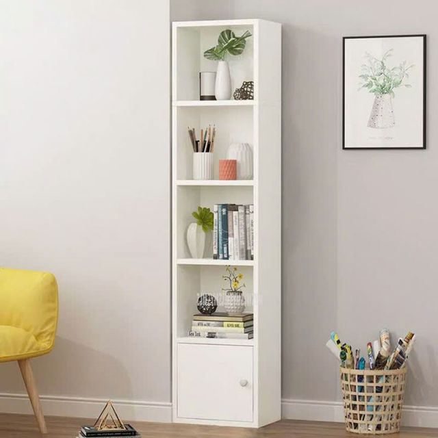 Kệ sách ZENO 40x28x160cm gỗ cao su KS68329