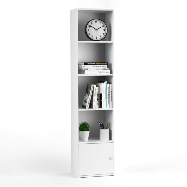Kệ sách ZENO 40x28x160cm gỗ cao su KS68329 Kệ sách ZENO 40x28x160cm gỗ cao su KS68329