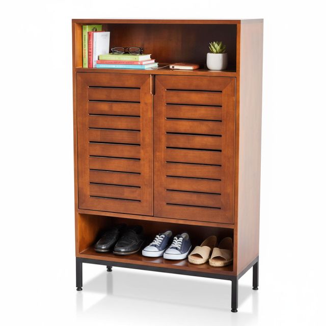 Tủ giày KADO 80x35x120cm gỗ cao su KG68090