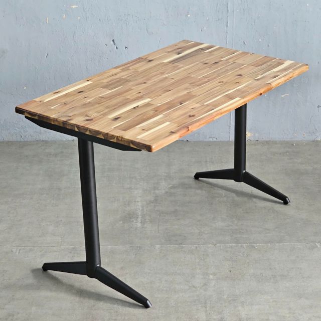 Bàn chữ nhật 120x70cm gỗ tràm chân sắt BA68240
