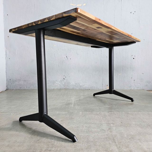 Bàn chữ nhật 120x70cm gỗ tràm chân sắt BA68240