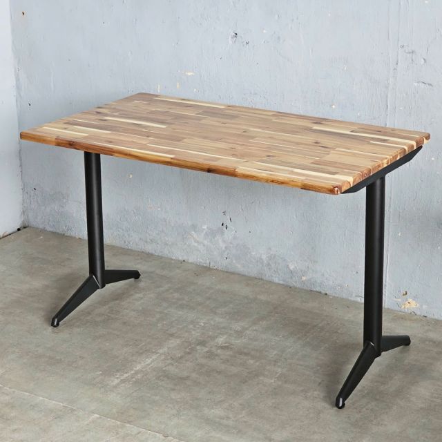 Bàn chữ nhật 120x70cm gỗ tràm chân sắt BA68240