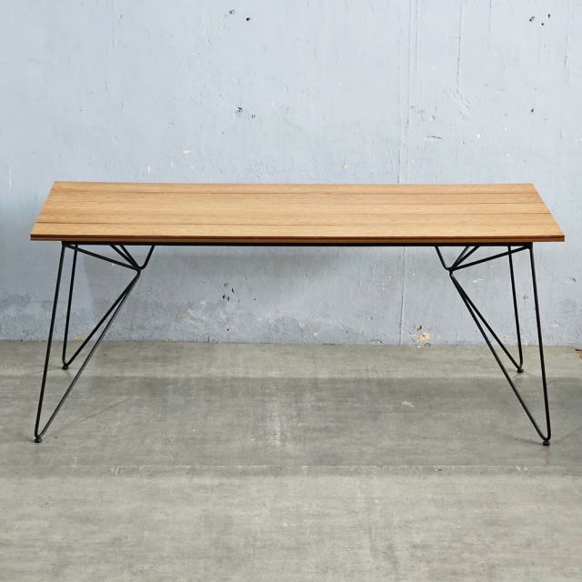 Bàn ăn ngoài trời 180x80cm gỗ nhựa BNT007
