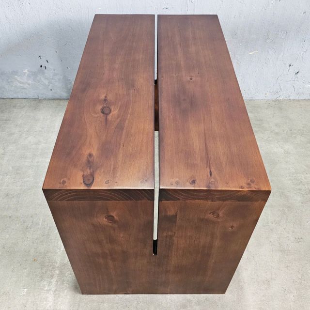 Bàn ăn chữ nhật 80x45x55cm gỗ thông BA68241