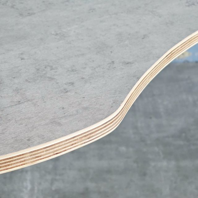 Bàn hạt đậu 140x60cm gỗ plywood chân sắt Hairpin SPD68245