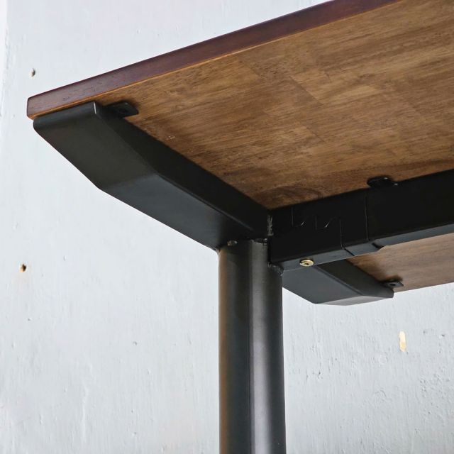 Bàn làm việc 120x60cm gỗ cao su chân sắt SPD68246