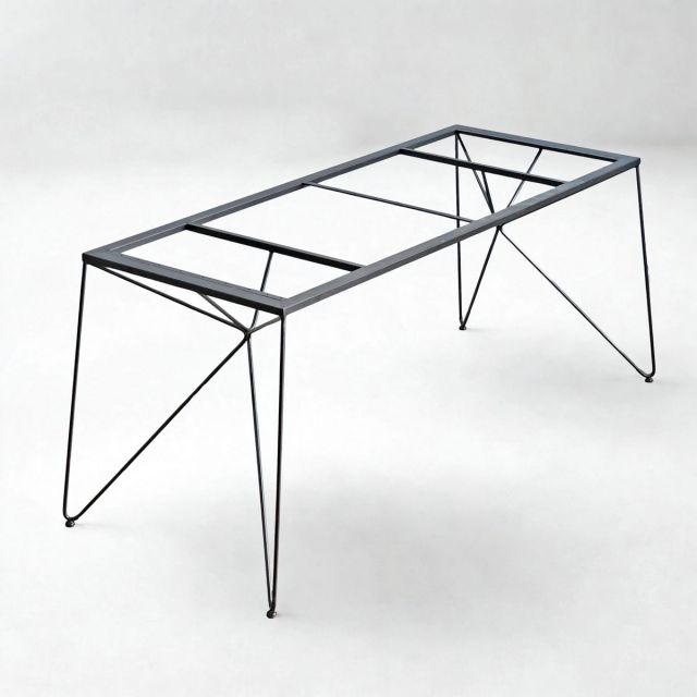 Chân sắt Hairpin cho bàn 180x80cm sơn tĩnh điện CHBBA059