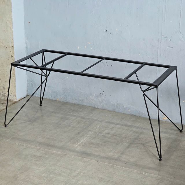 Chân sắt Hairpin cho bàn 160x80cm sơn tĩnh điện CHBBA059