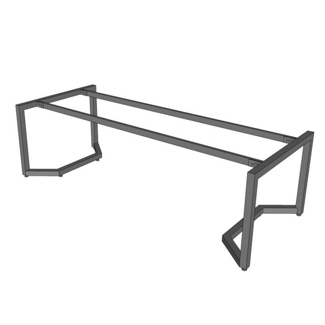 Chân sắt cho bàn họp 240x100cm sơn tĩnh điện CSBH001