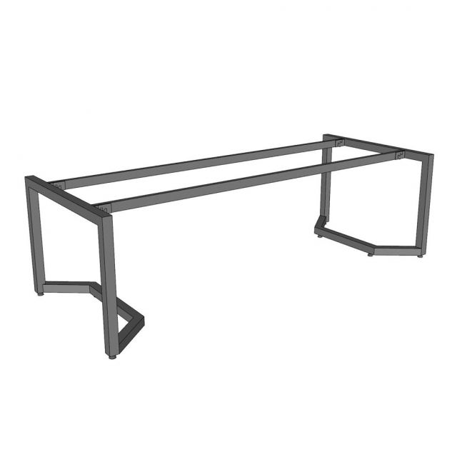 Chân sắt cho bàn họp 240x100cm sơn tĩnh điện CSBH001
