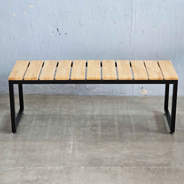 Ghế băng dài 120x40x45cm gỗ cao su GBD055