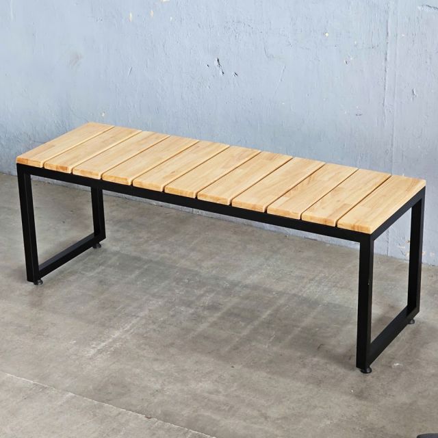Ghế băng dài 120x40x45cm gỗ cao su GBD055