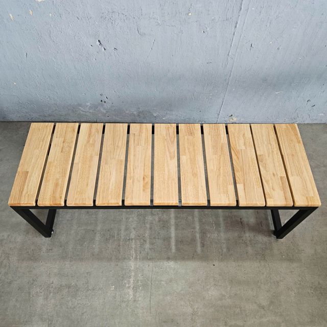 Ghế băng dài 120x40x45cm gỗ cao su GBD055