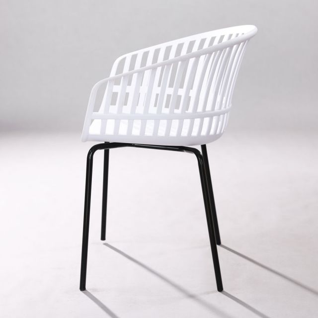 Ghế VERTI lưng nhựa chân sắt sơn tĩnh điện ST3032