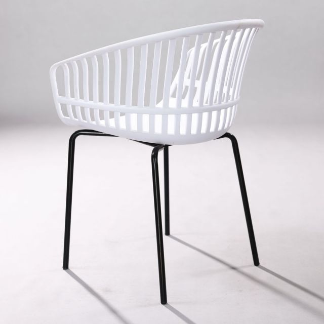 Ghế VERTI lưng nhựa chân sắt sơn tĩnh điện ST3032