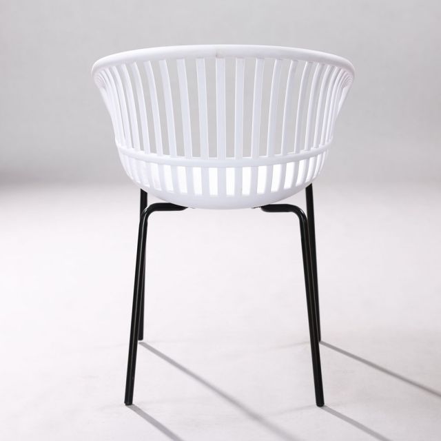 Ghế VERTI lưng nhựa chân sắt sơn tĩnh điện ST3032