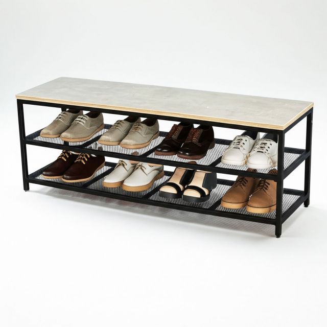 Ghế ngồi thay giày 120x35x45cm gỗ plywood KG68092 Ghế ngồi thay giày 120x35x45cm gỗ plywood KG68092