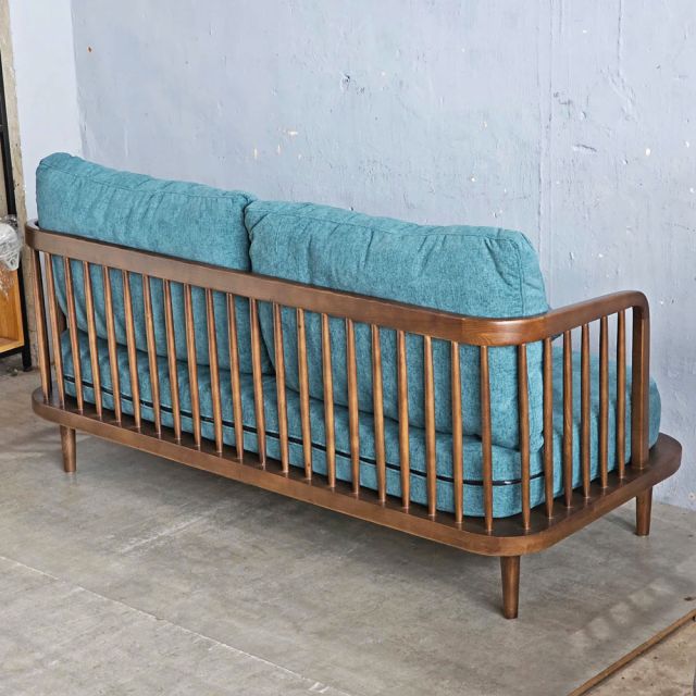 Ghế sofa băng Fly II 160x70x85cm khung gỗ Ash nệm vải SFB68094
