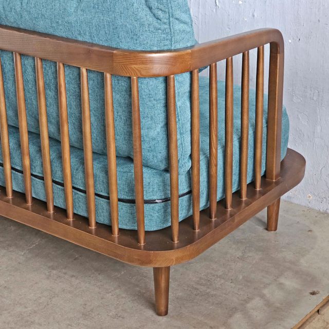 Ghế sofa băng Fly II 160x70x85cm khung gỗ Ash nệm vải SFB68094