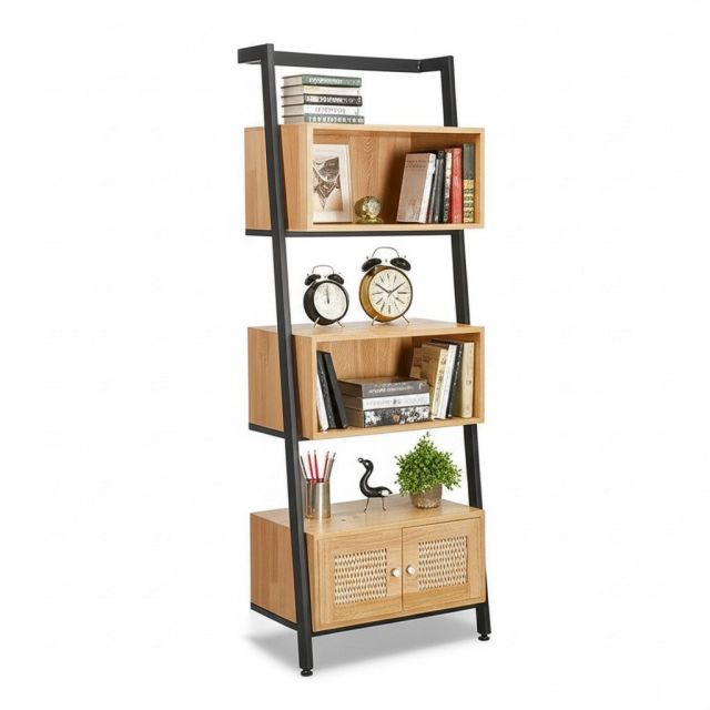 Kệ áp tường 75x40x200cm gỗ cao su KS68330 Kệ áp tường 75x40x200cm gỗ cao su KS68330