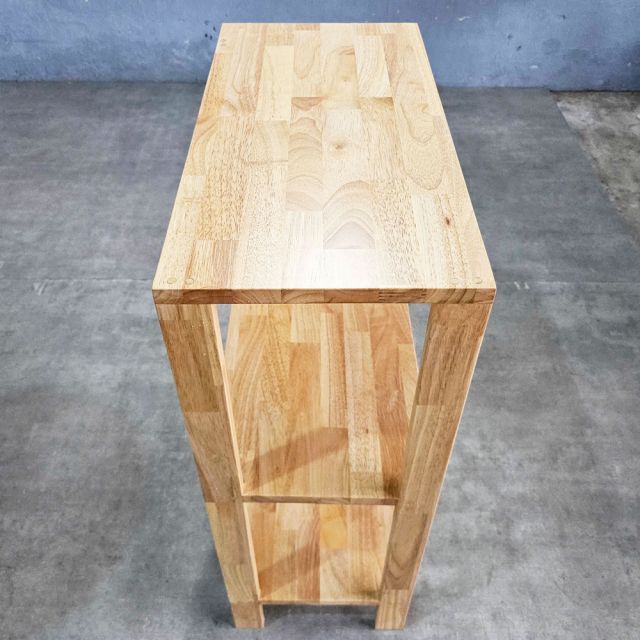 Kệ góc tường 60x30x83cm gỗ cao su KGT68041