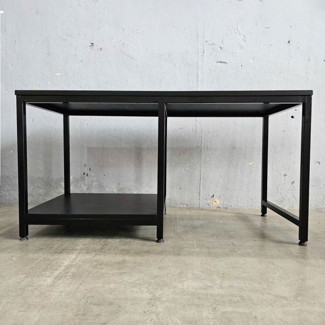 Kệ để hồ thủy sinh 110x50x54cm gỗ cao su khung sắt KTB68219
