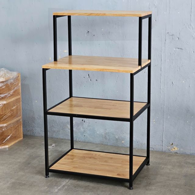 Kệ nhà bếp 65x50x120cm gỗ cao su KB68069